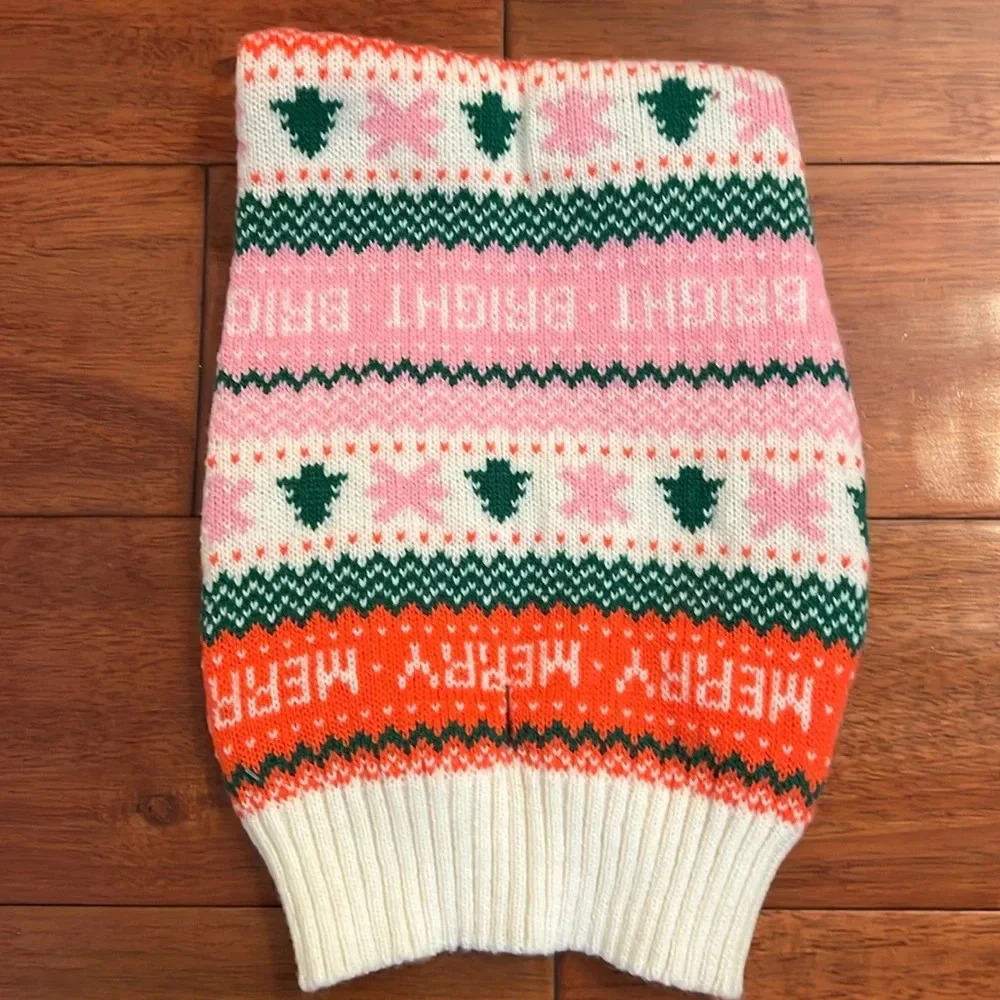 Dog Christmas Sweater Size L